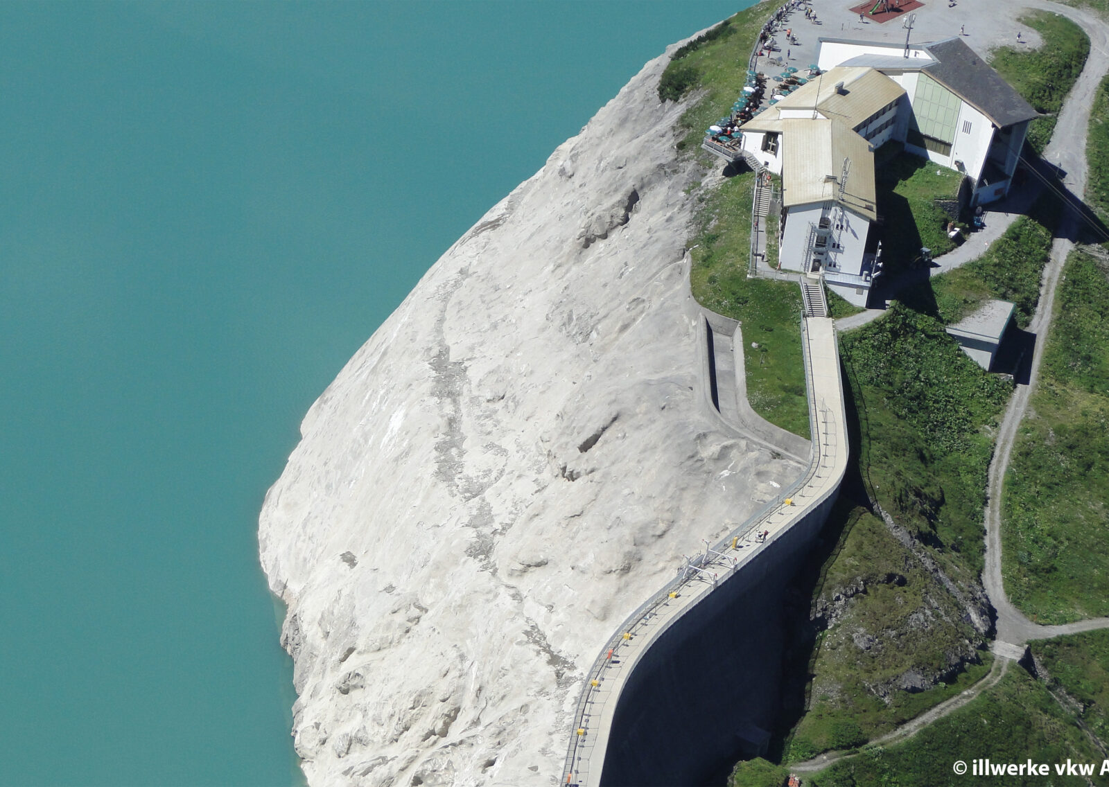 Überströmstrecke KW Lünersee